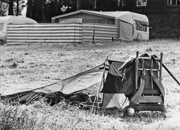 På en tysk campingplass